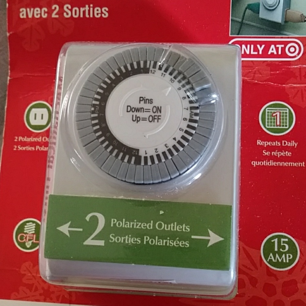 🆕 Wall timer NEW Westinghouse 2 outlet Mechanical Timer - Picture 6 of 8